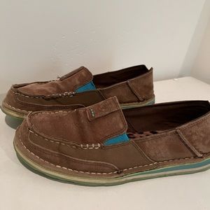 Ariat Cruisers Women’s 7.5 Brown with Teal